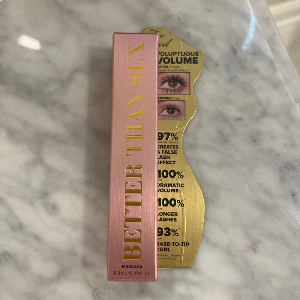 Too faced better than sex mascara